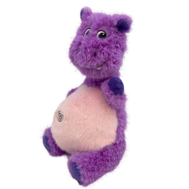 Kong Knots Belly Hippo Squeaker Dog Toy - M/L